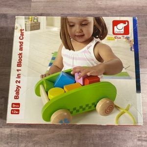 Baby 2 in 1 Block and Cart Set